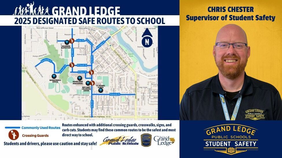 2025 Designated Safe Routes to School - City of Grand Ledge