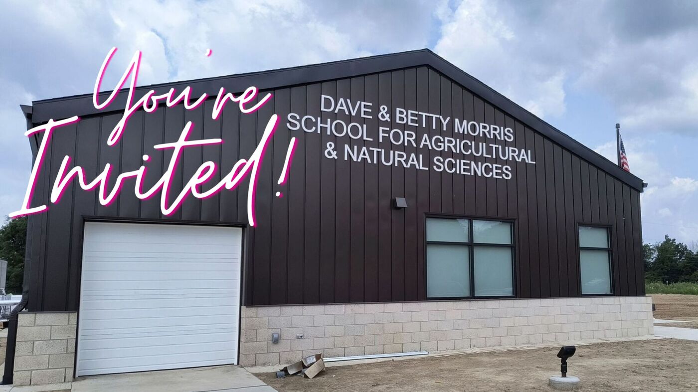 You're Invited to the Dave & Betty Morris School Ribbon-Cutting & Open House at 6:00 p.m., Fri., Oct. 9