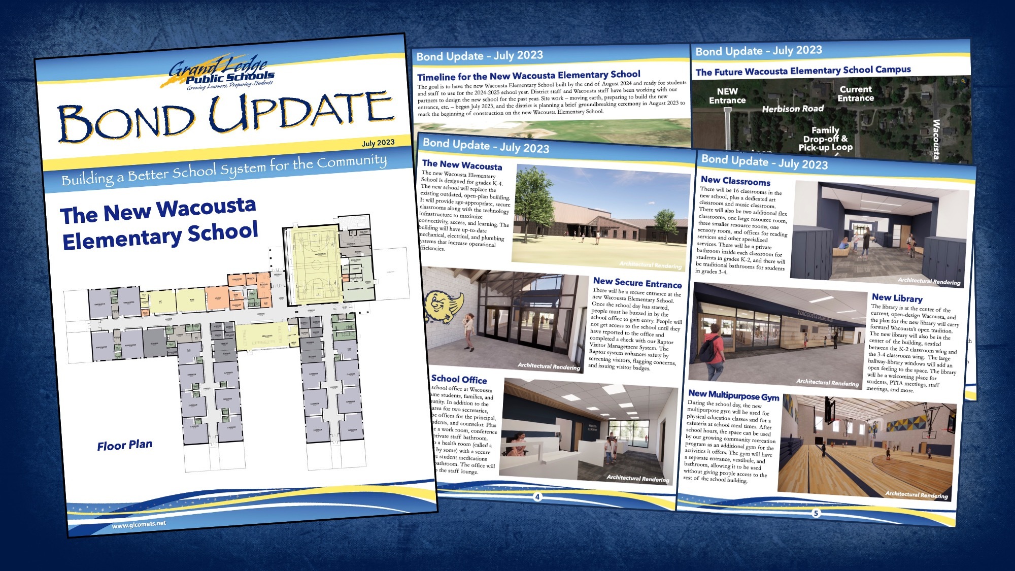 Bond Update - July 2923 - The New Wacousta Elementary School