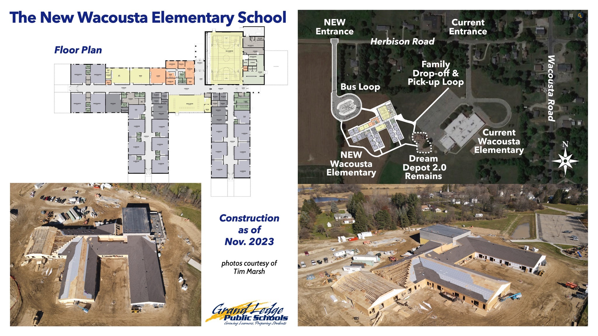 Construction of the new Wacousta as of Nov. 2023