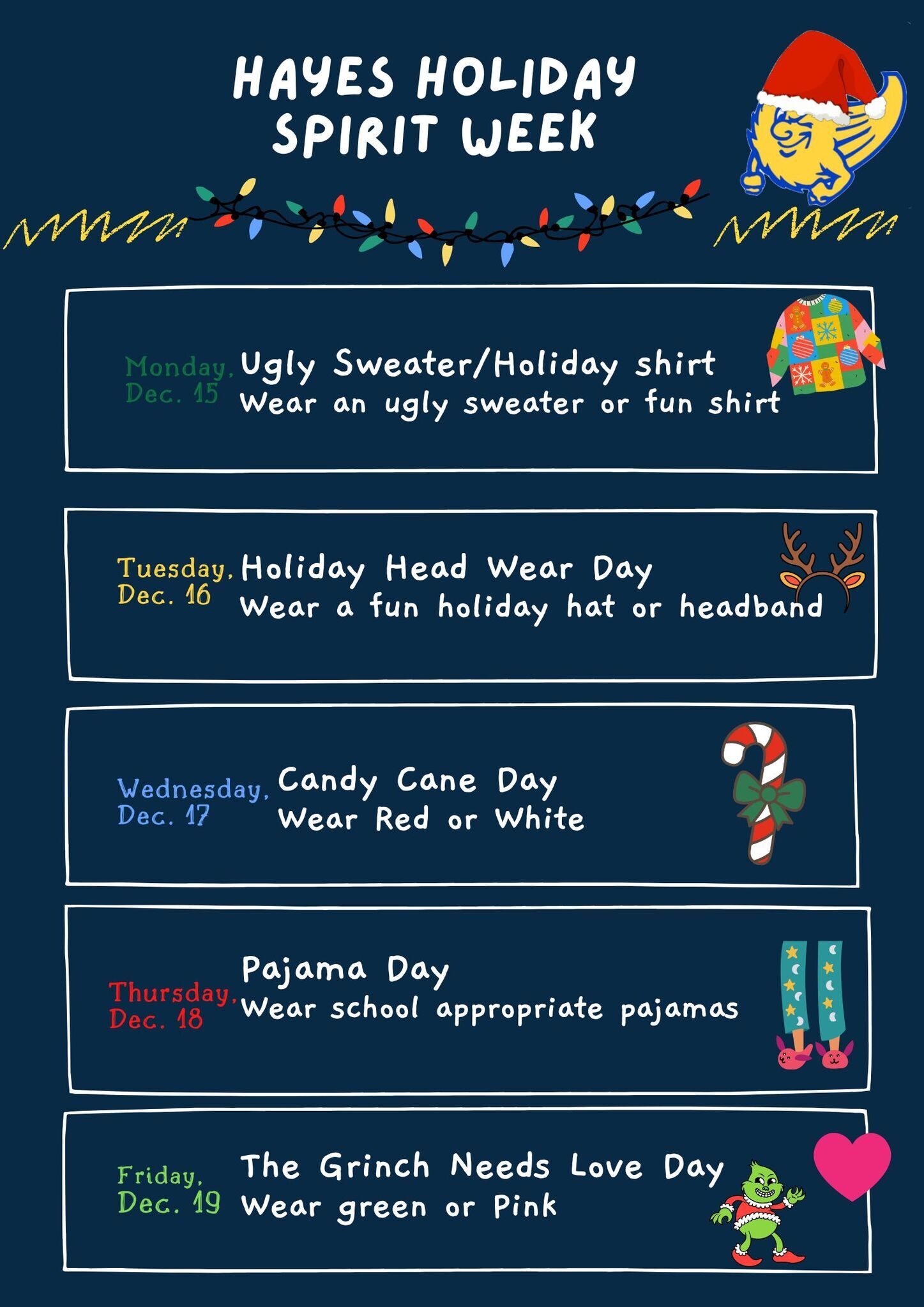 Holiday Spirit Week