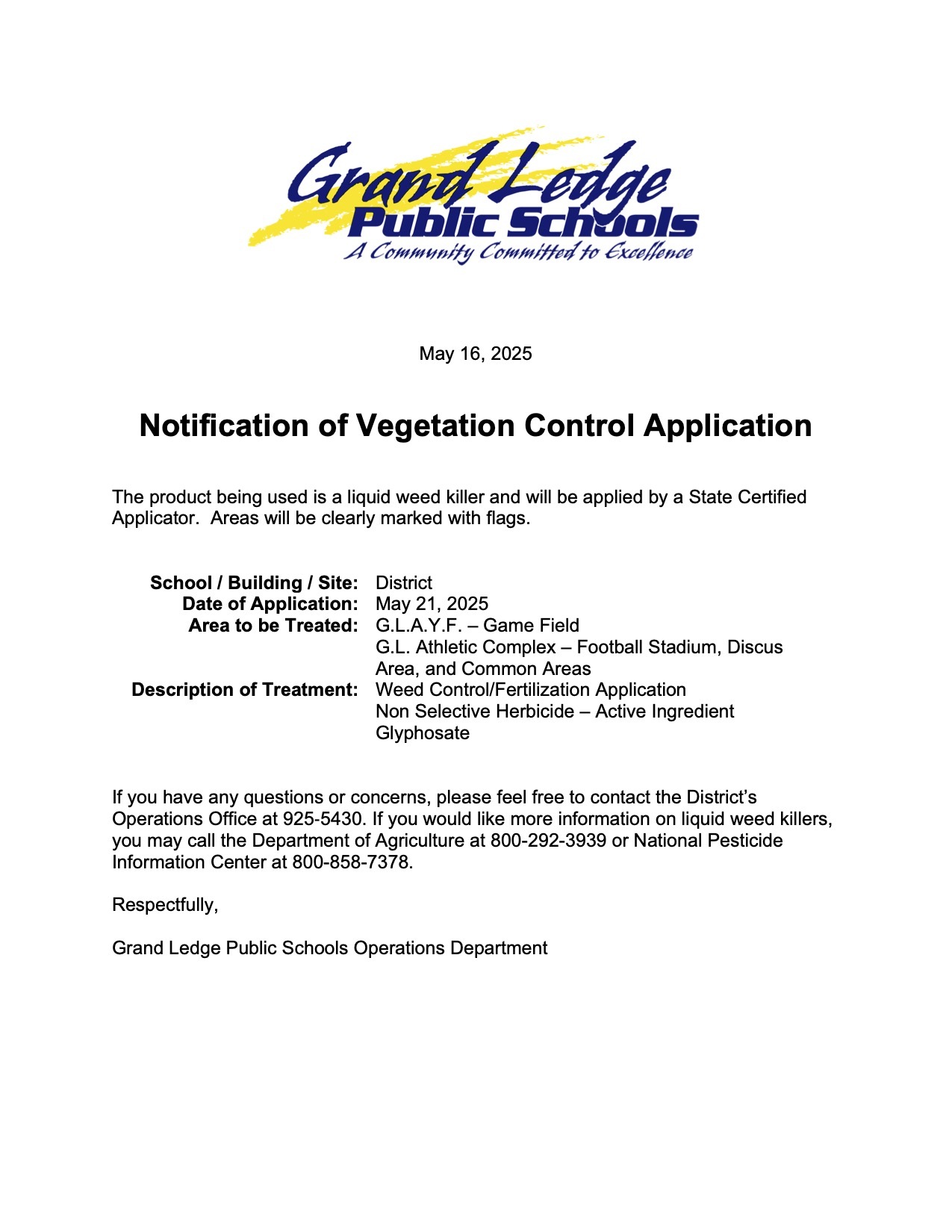 notification